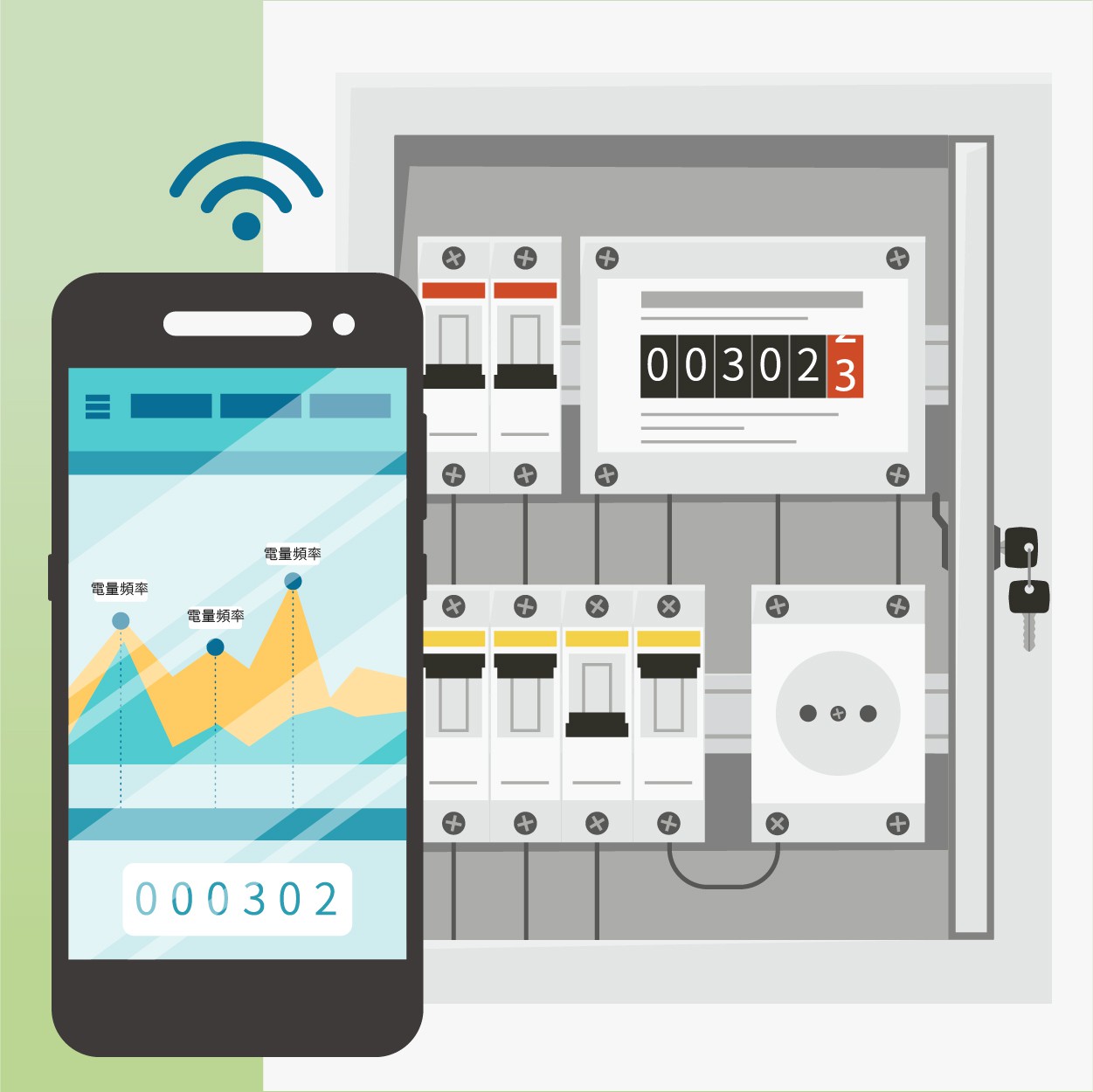一般規格：用電管理系統－長距離無線智慧電表系統(基礎私有雲版)logo圖